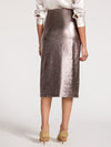 BROCHU WALKER ESME METALLIC SKIRT
