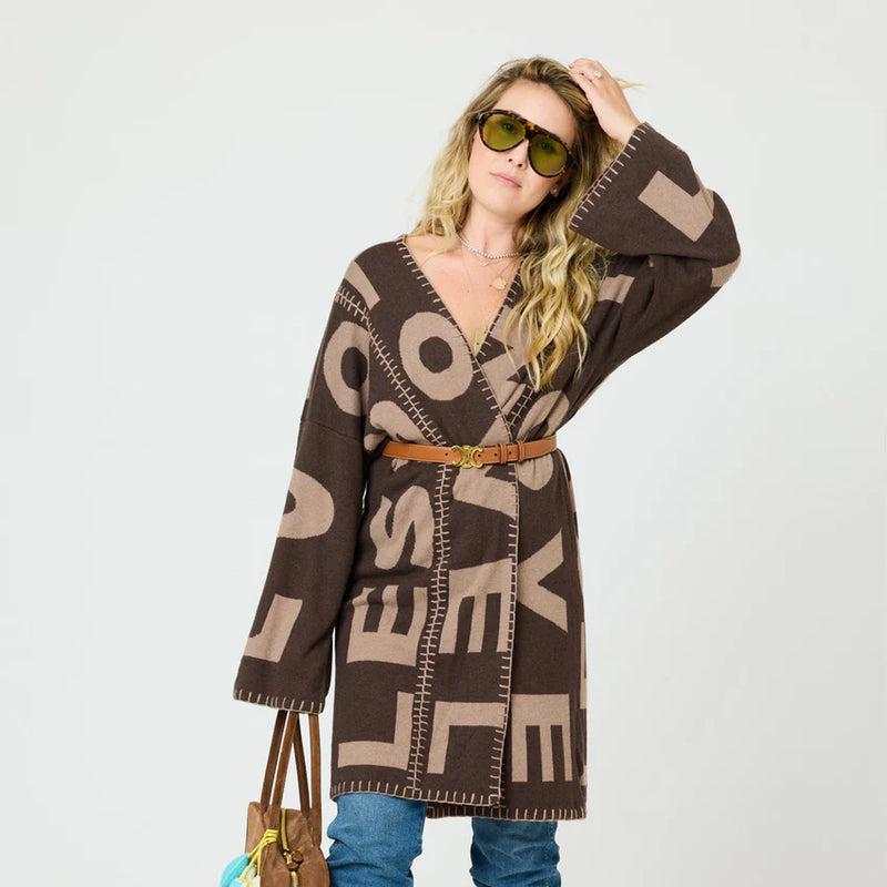 KERRI ROSENTHAL BLANKIE LOVE LESSON CARDIGAN (9732076110129)