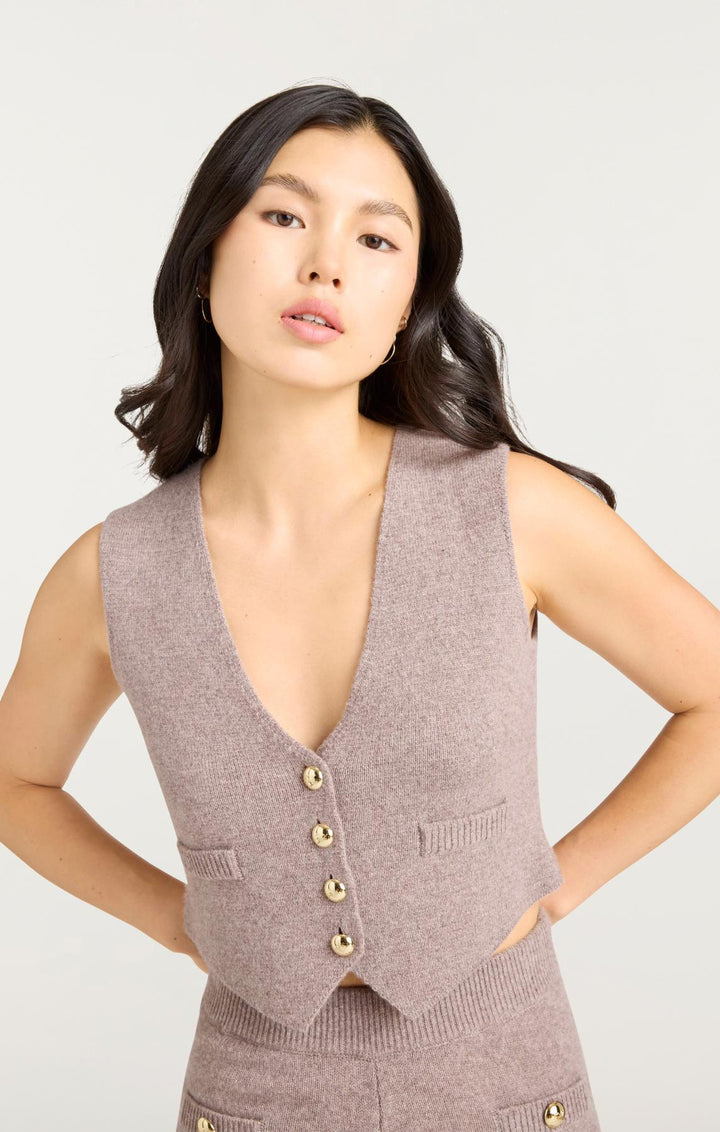 CINQ Á SEPT MYKAH CASHMERE VEST