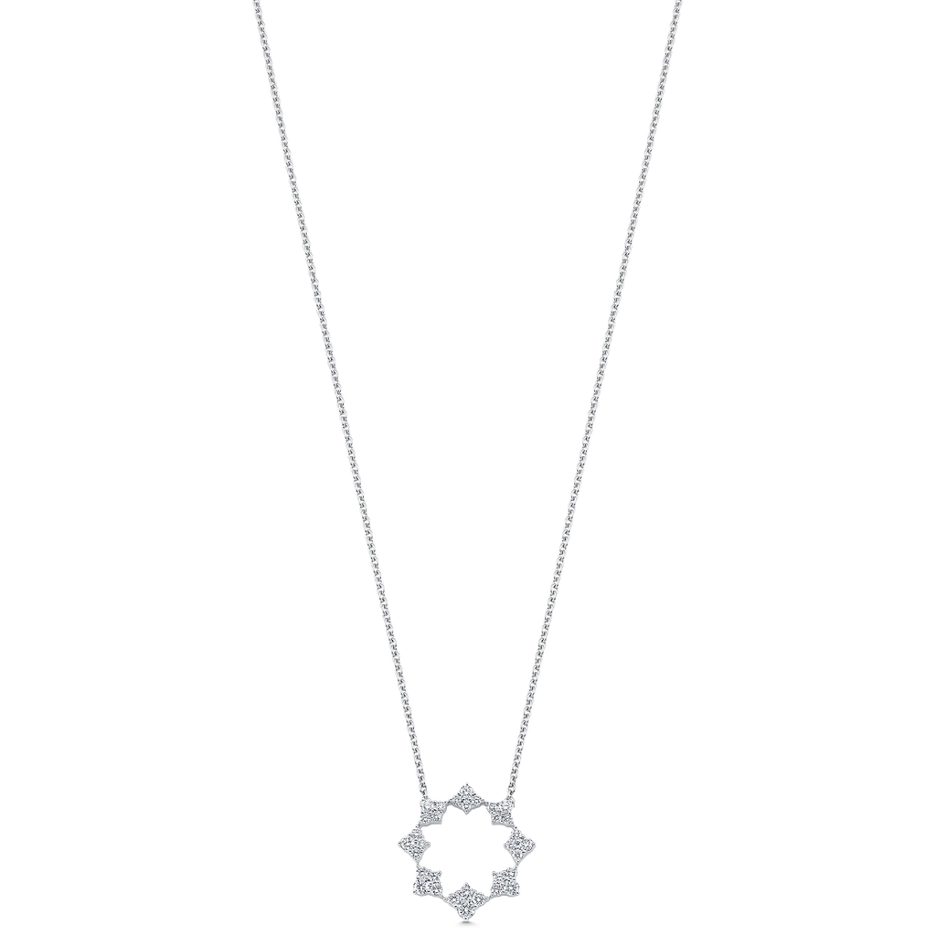 SARA WEINSTOCK DUJOUR DIAMOND CLUSTER PENDANT NECKLACE (10002402476337)