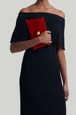 ALTUZARRA VELVET ENVELOPE CLUTCH