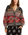 FARM RIO AINIKA LOVE COCONUT GROOVE KNIT CARDIGAN