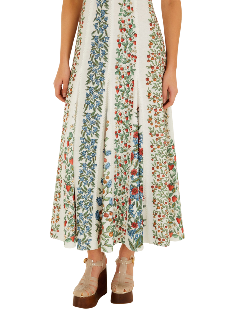 FARM RIO FRUIT BEAUTY OFF-WHITE MAXI DRESS – Shop-Skirt