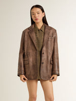 GOLDEN GOOSE ZIPPED BOMBER WITH POCKETS