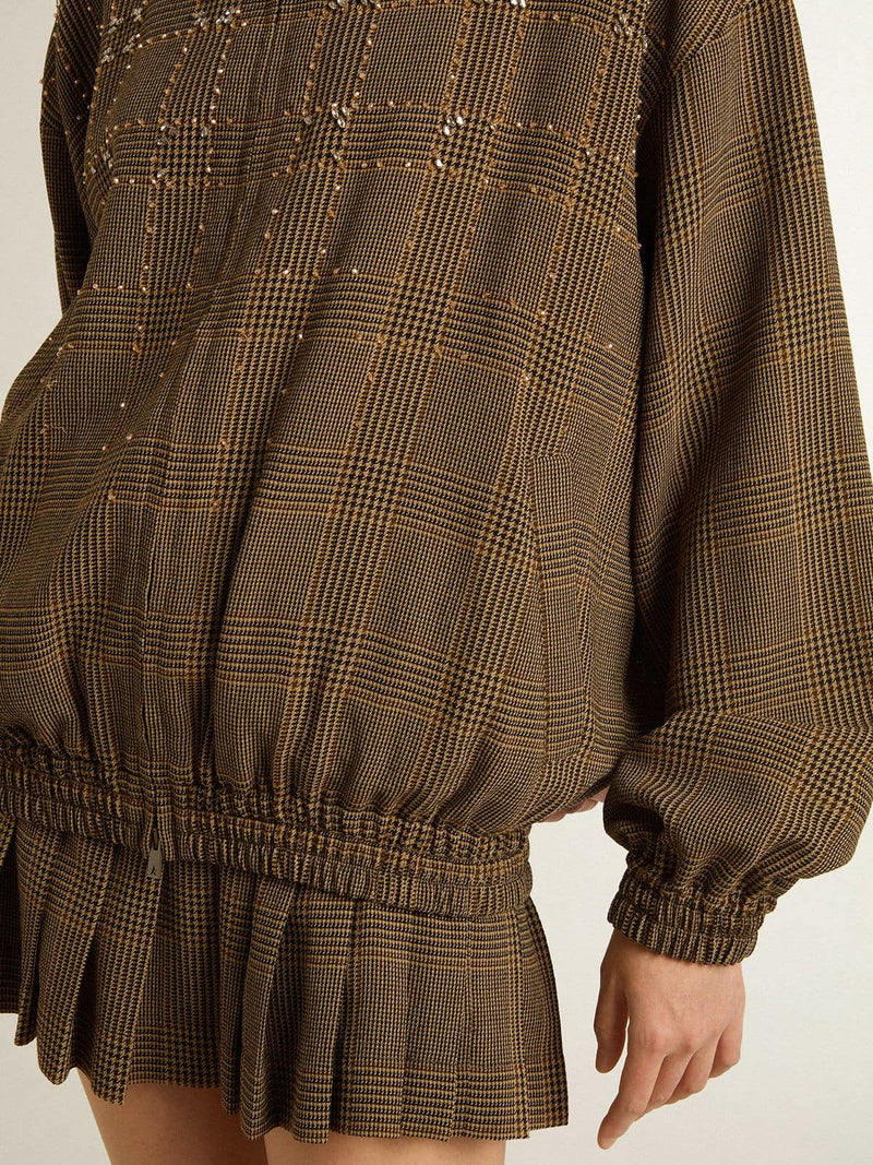 GOLDEN GOOSE ZIPPED BOMBER WITH POCKETS