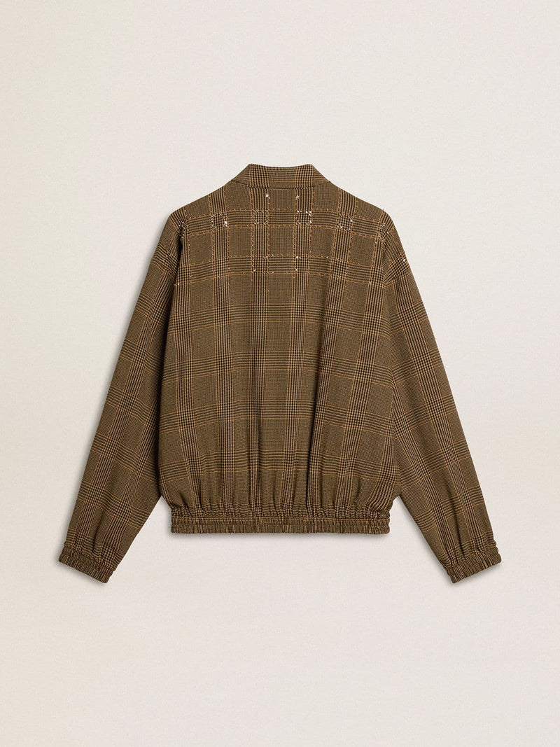 GOLDEN GOOSE ZIPPED BOMBER WITH POCKETS
