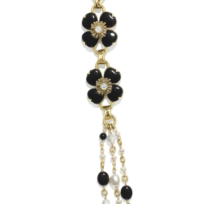 Trefle Long Necklace 3 Rows (10044123382065)