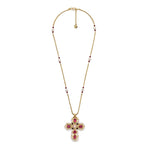 GOOSSENS VENISE CROSS PENDANT NECKLACE (10044123808049)
