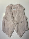 YVES SALOMON KNITTED REX RABBIT VEST (9001895985457)