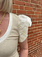 ULLA JOHNSON NAMI LACE UP TOP (10166236578097)