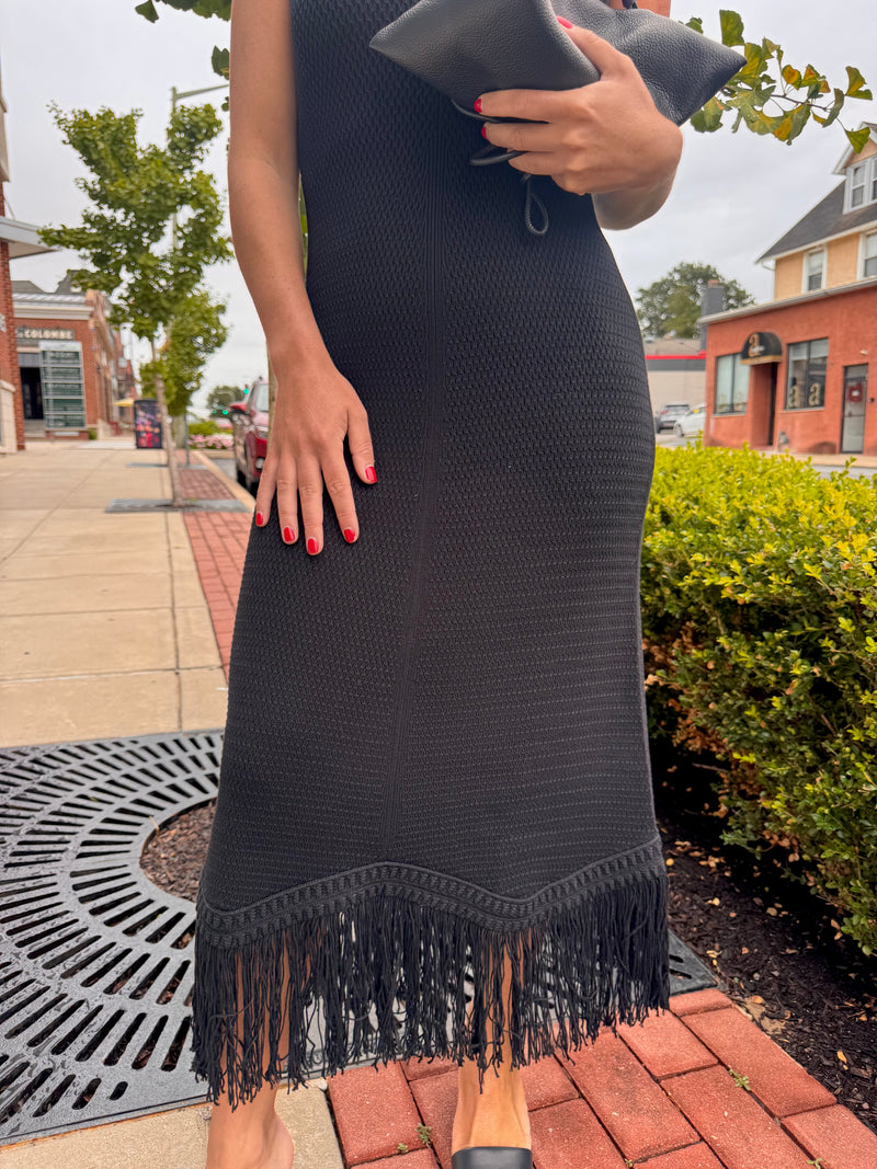 BANJANAN AMELIA FRINGE DRESS