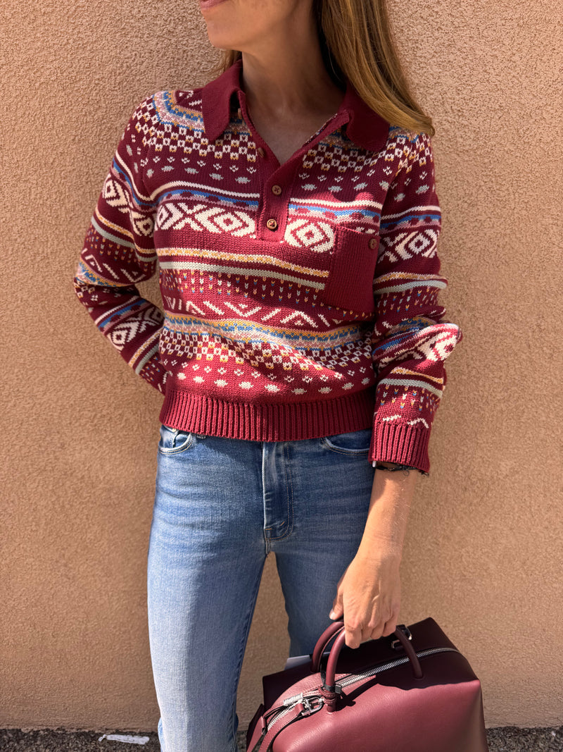 ALIX OF BOHEMIA LIZA MESA FAIR ISLE TOP – Shop-Skirt