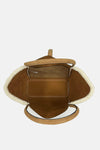 SHEARLING TOTE IN CAMEL