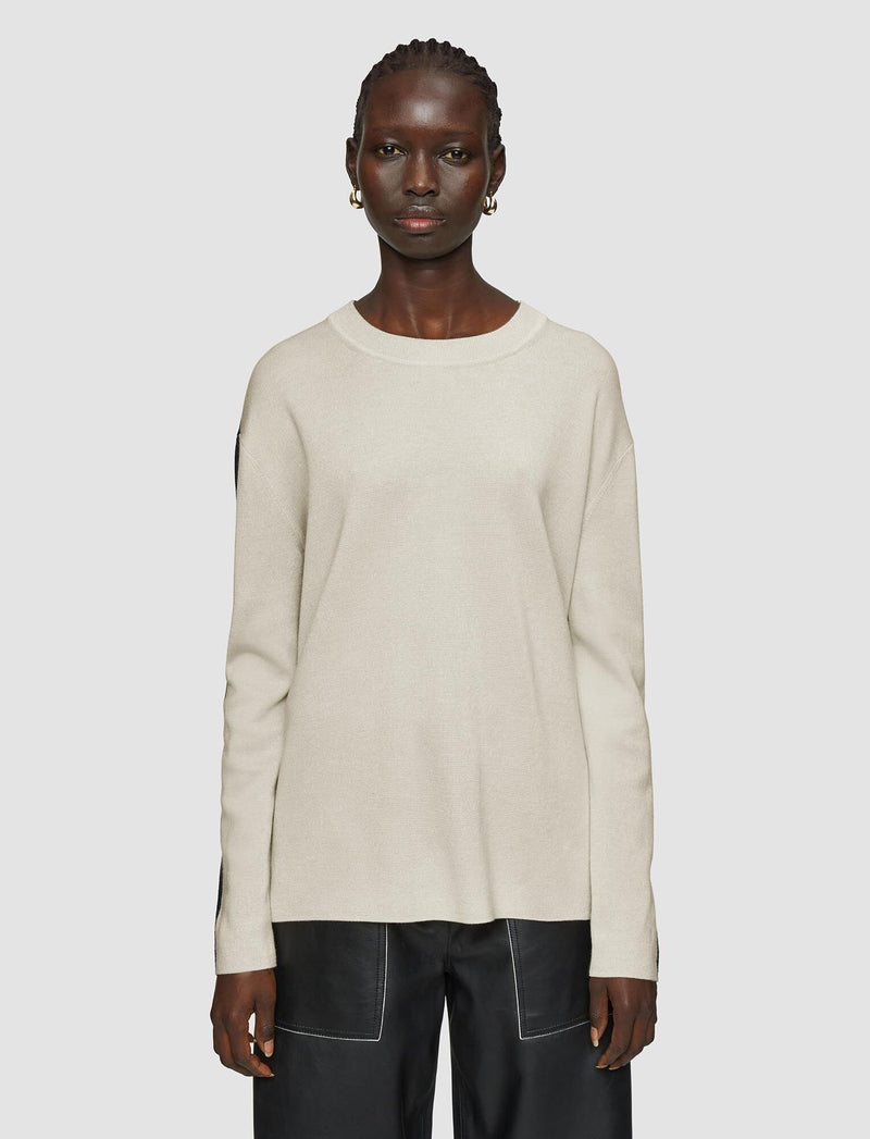 Sweater-bi Color Knit (9884427485489)