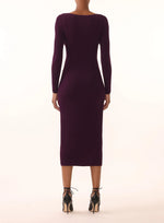Cross Over Detail Knit Dress (8802991800625)