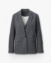 RAG & BONE JENNIFER STRIPED COMBO BLAZER