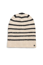 JOCELYN STRIPED SEQUIN KNIT BEANIE (10047470371121)