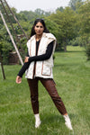 Sarai Shearling Combo Vest (8290985443633)