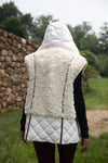 Sarai Shearling Combo Vest (8290985443633)