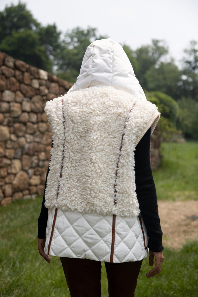 Sarai Shearling Combo Vest (8290985443633)