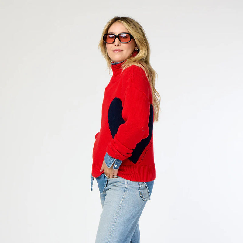 KERRI ROSENTHAL LUCY IMPERFECT HEART SWEATER (9732075651377)