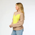 KERRI ROSENTHAL BENTON SWEATER IMPERFECT HEART (9732075684145)