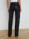 L'AGENCE COATED CLAYTON WIDE LEG PANT