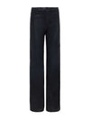 L'AGENCE COATED CLAYTON WIDE LEG PANT