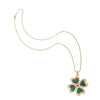 JANE WIN LUCKY IN LOVE CLOVER BLACK PENDANT (10111864045873)