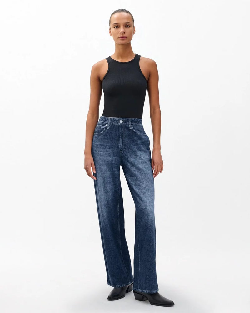 RAG AND BONE MIRAMAR TERRY WIDE LEG PANT