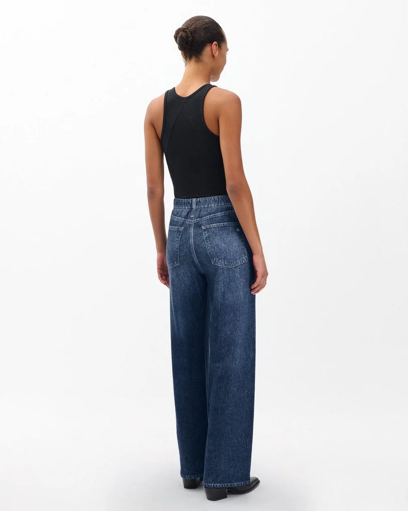 RAG AND BONE MIRAMAR TERRY WIDE LEG PANT