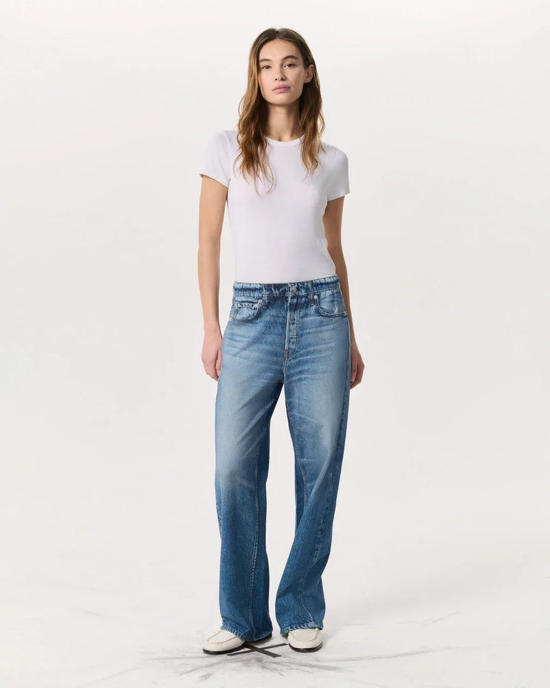 RAG AND BONE MIRAMAR TERRY WIDE LEG PANT