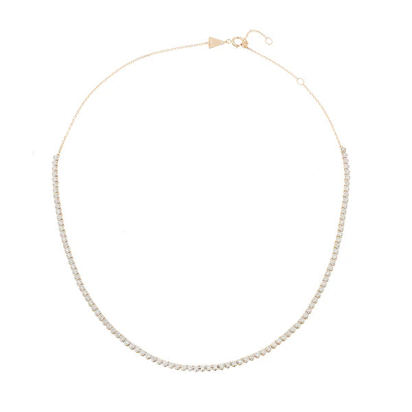 ADINA REYTER ROUND DIAMOND HALF RIVIERA NECKLACE (10146325004593)
