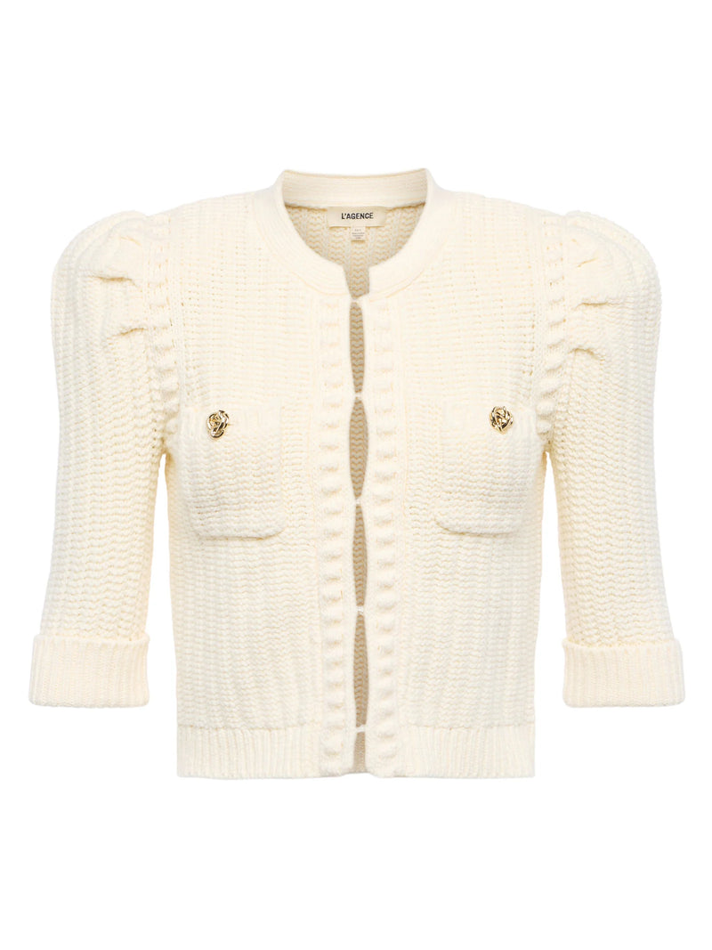 L'AGENCE DELILAH CROPPED CARDI (10165240201521)