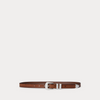 RALPH LAUREN DISTRESSED LEATHER BELT