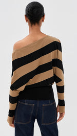 SIMKHAI LAVINA OFF SHOULDER SWEATER