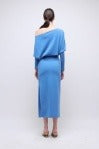 SIMKHAI JANESE OFF SHOULDER MIDI DRESS