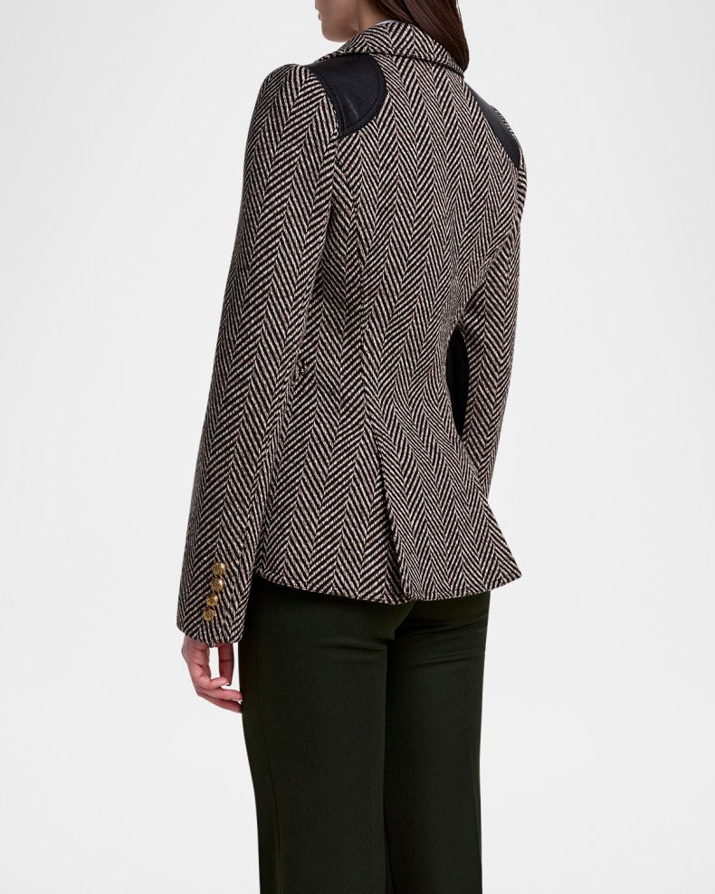SMYTHE SADDLE PATCH EQUESTRIAN BLAZER