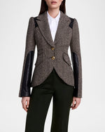 SMYTHE SADDLE PATCH EQUESTRIAN BLAZER