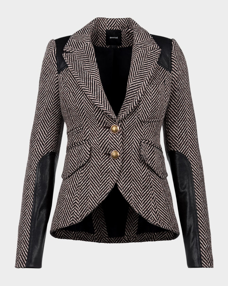 SMYTHE SADDLE PATCH EQUESTRIAN BLAZER