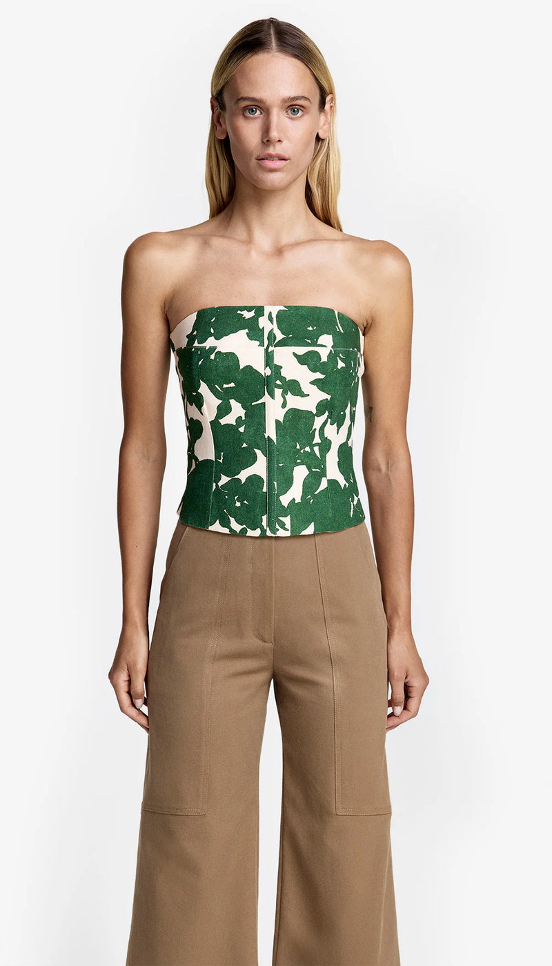 SMYTHE FLORAL BUSTIER (10166234120497)