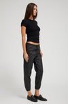 SPRWMN LEATHER SWEATPANTS