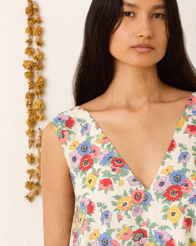 ALIX OF BOHEMIA SOLEIL WILDFLOWER LINEN DRESS (10163712983345)