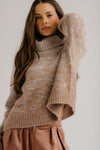 SABLYN SCARLETT OMBRE MOCK NECK SWEATER