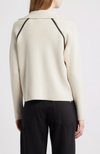 RAG & BONE CATERINA FAUX LEATHER POLO