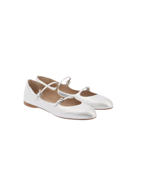 MAX MARA SILVER CIRCUS FLATS (9249701036337)