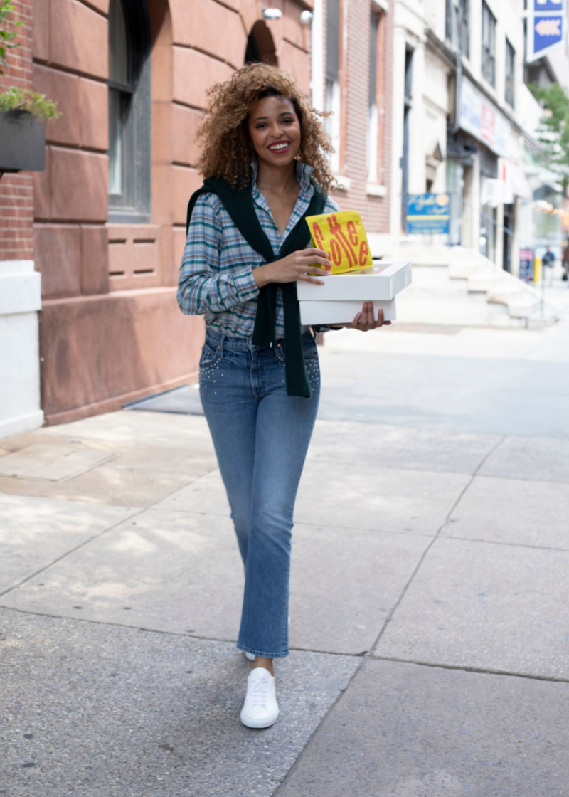 MOTHER DENIM THE INSIDER FLOOD Shop Skirt