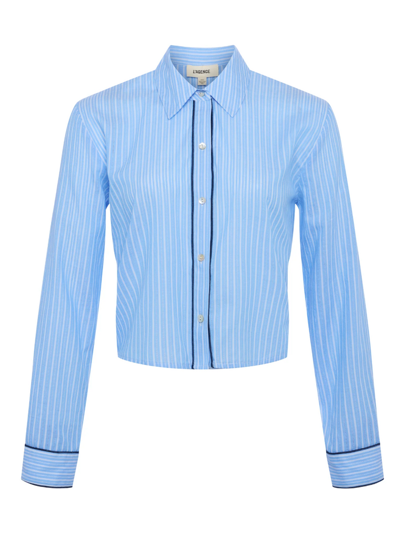 L'AGENCE COSETTE BUTTON-DOWN SHIRT (10165221982513)