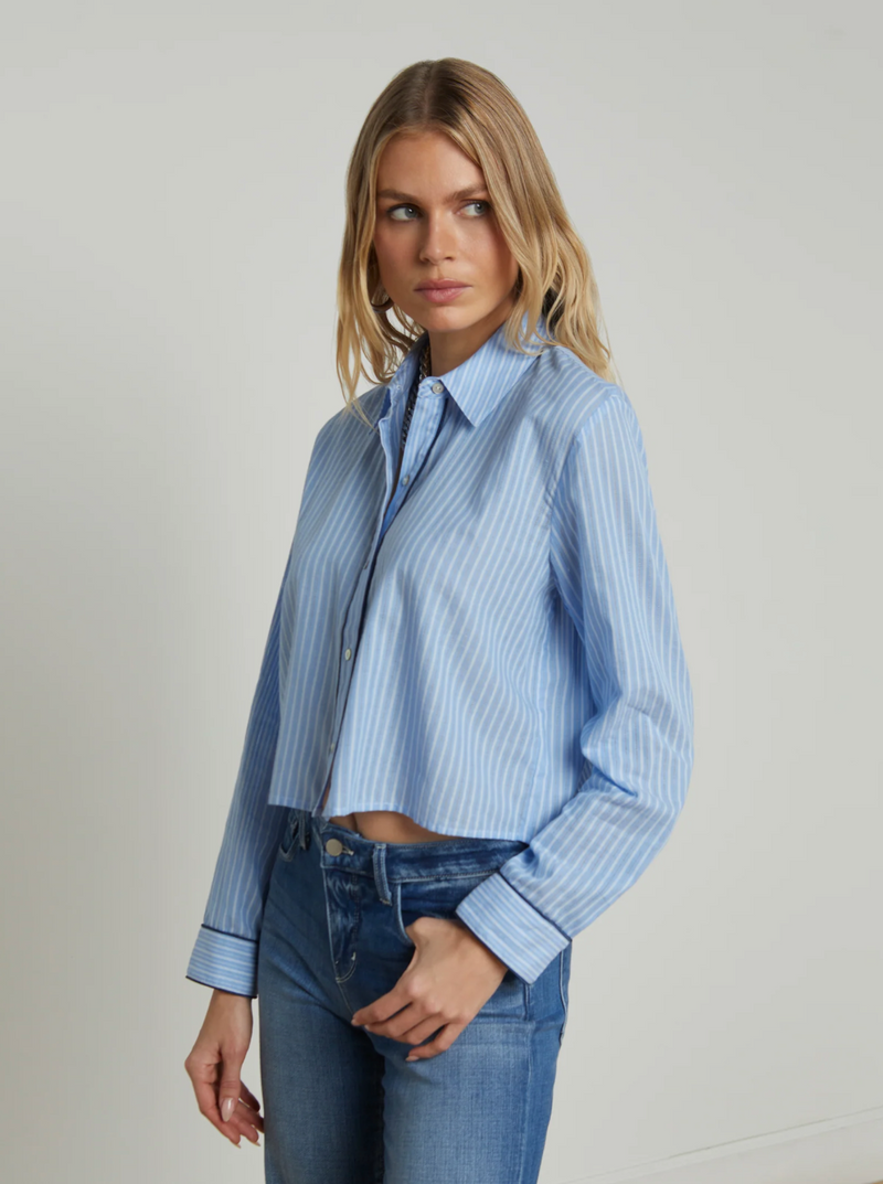 L'AGENCE COSETTE BUTTON-DOWN SHIRT (10165221982513)