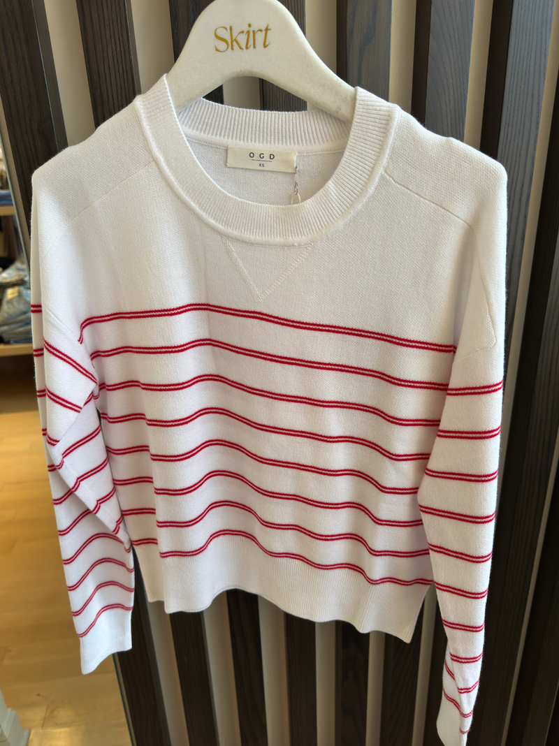 ONE GREY DAY WARWICK STRIPED PULLOVER (8246430531889)